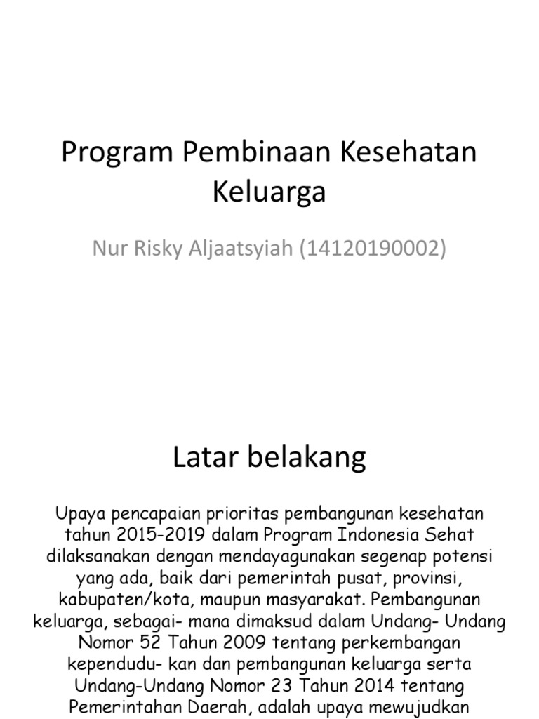 Kesehatan Keluarga Tanjungsari: Inovasi Pendekatan untuk Masyarakat Sehat