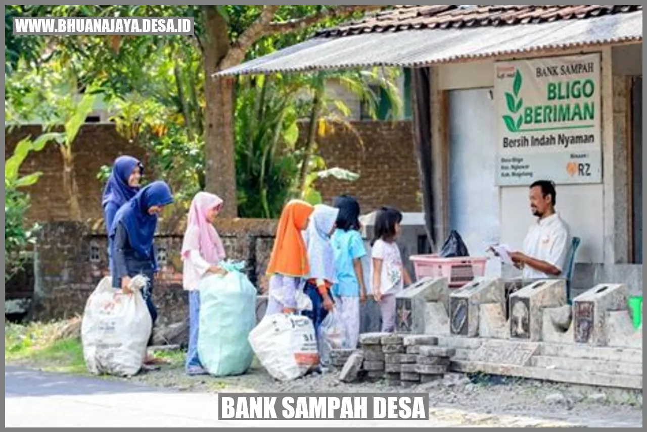 Program Bank Sampah, Jurus Ampuh Dongkrak Ekonomi Desa Tanjungsari