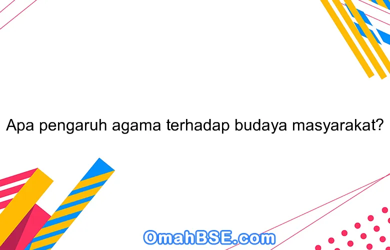 Pengaruh Ajaran Agama pada Tradisi Masyarakat Tanjungsari: Sebuah Eksplorasi mengenai Dampaknya