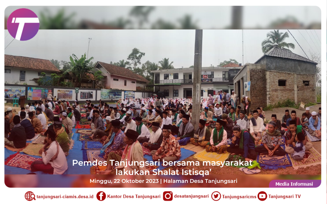 Pemdes Tanjungsari lakukan Shalat Istisqa' bersama masyarakat