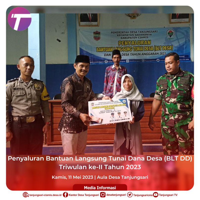 BLT Dana Desa Triwulan II Cair