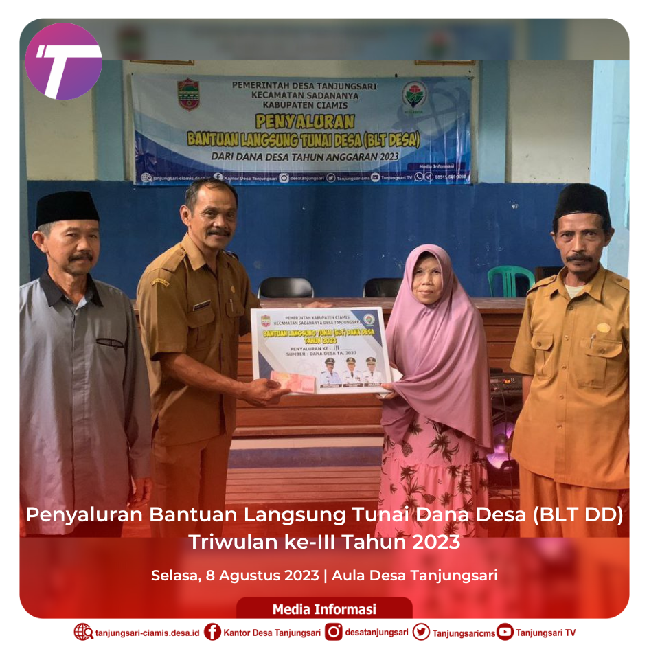 Cair!! BLT Dana Desa Triwulan III Disalurkan
