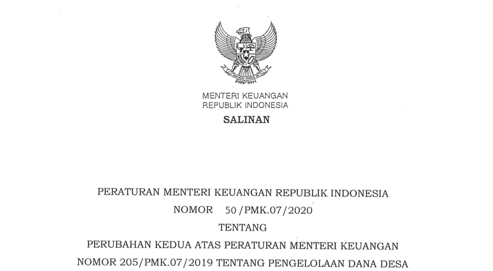 Perubahan Kebijakan Pemerintah terkait Bantuan Langsung Tunai (BLT) Desa
