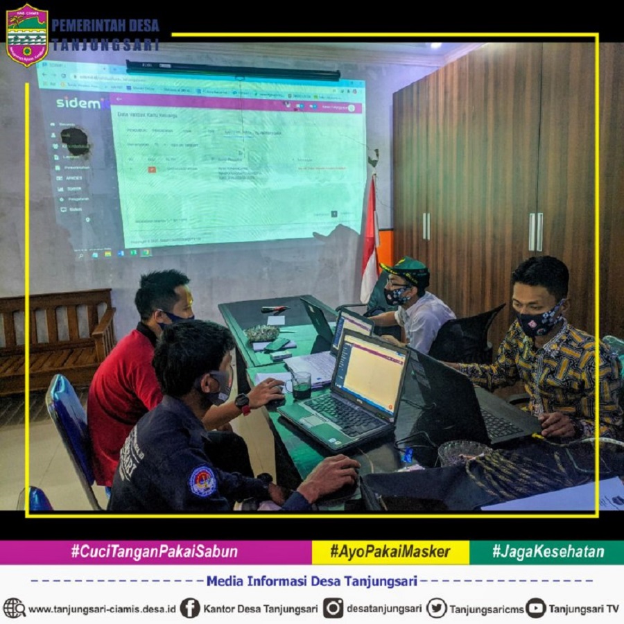 Kepala Wilayah lakukan Validasi Data Penduduk menggunakan SID