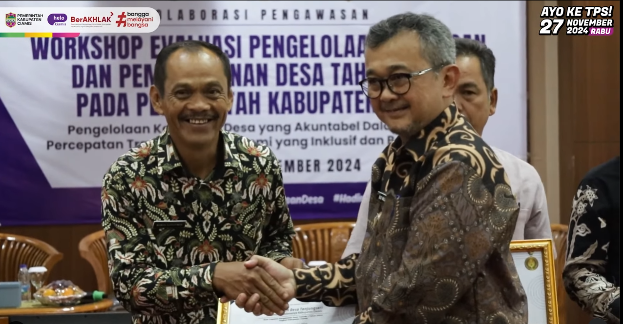 Pemdes Tanjungsari Juara 1 Pengelolaan Aset Tingkat Kabupaten Ciamis